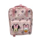 Mochila De Lona Mickey Minnie Disney Bolsa Escolar Fashion De Grande Capacidade Para Mulheres,