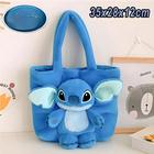 Mochila de Pelúcia Stitch Disney - Grande Capacidade, Design Divertido