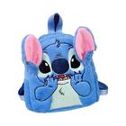 Mochila de Pelúcia Stitch Disney - Grande Capacidade para Estudantes