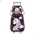 Mochila de Rodinha e Lancheira Térmica Unicornio Luxcel