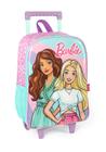 Mochila de Rodinha Escolar Infantil Menina Barbie Luxcel