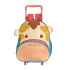 Mochila de Rodinha Infantil Clio Pets - Girafa - Poliéster Resistente - 17 Litros