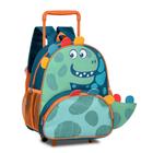 Mochila de Rodinha Infantil Dinossauro Clio Pets 13" CP24078B