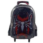 Mochila De Rodinha Infantil Menino Denlex Homem Spider Dark Aranha Tamamho Grande