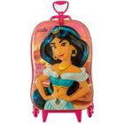 Mochila De Rodinhas 3D Maxtoy Princesa Jasmine Rosa