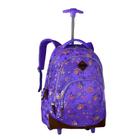 Mochila de Rodinhas Clio Estampada 8238