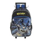 Mochila de Rodinhas Com Alça Luxcel Batman Azul