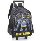 Mochila de Rodinhas Com Alça Luxcel Batman Preto