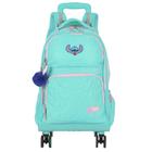 Mochila De Rodinhas Escolar 2 em 1 Stitch Disney Notebook