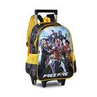 Mochila De Rodinhas escolar infantil para criança FreeFire - Clio