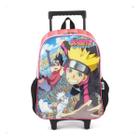 Mochila De Rodinhas Escolar Menino Boruto Naruto Luxcel