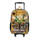 Mochila De Rodinhas Escolar Minecraft Funtage Sestini