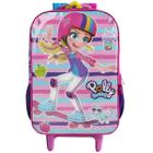 Mochila De Rodinhas Escolar Polly Pocket Feminina Infantil - Luxcel