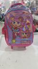 Mochila de Rodinhas - Girls Surprise - C/ Lancheira e Estojo