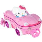 Mochila De Rodinhas Hello Kitty Carro Escolar Infantil 3D - Maxtoy