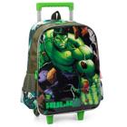 Mochila de Rodinhas Hulk Avengers Verde - Luxcel 46x34x19cm