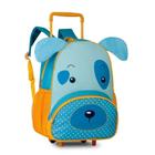 Mochila De Rodinhas Infantil Escolar Grande Tamanho 15 - Pets Selva - Vários Modelos - Clio