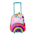 Mochila de Rodinhas Infantil Menino Menina Escolar Creche Passeio