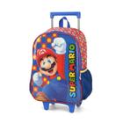 Mochila de Rodinhas Infantil Super Mario - Luxcel