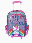 Mochila de rodinhas mochilete princesas da disney infantil escolar meninas rosa