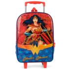 Mochila De Rodinhas Mulher Maravilha Wonder Woman Luxcel