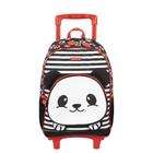 Mochila de Rodinhas Sestini Média Kids X Panda 4 Colorida