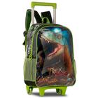 Mochila De Rodinhas T Rex Attack Verde E ul - Clio