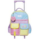 Mochila de Rodinhas Yins Love Color 16" - Item Sortido