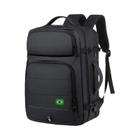 Mochila de Viagem Expansível 40L à Prova D'Água com Porta USB