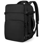 Mochila de viagem ZOMFELT para homens, laptop Carry On de 17,3" preta