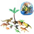 Mochila Dino Original Animal Planet EBN Kids - Com 12 Dinossauros Crianças +3 Anos