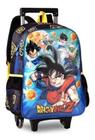 Mochila Dragon Ball Rodinha Carrinho Dbz Goku Original - Clio