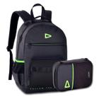 Mochila e Estojo Gamer LOUD Kit Unissex Preto Casual Premium