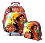 Mochila Elena Avalor Cajado Rodinhas G + Lancheira F4 - proprio