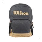 Mochila em poliester wilson preta/marrom 65011030