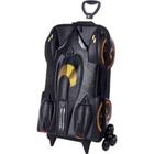 Mochila Escolar Batman Beware 3D com Rodinhas MaxToy