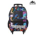 Mochila Escolar Bolsa Jogo Fortnite Gamer Rodinha