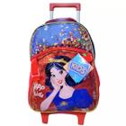 Mochila Escolar Branca De Neve Rodinha Infantil Tam G Reforçada - Yepp