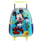 Mochila Escolar C/ Roda Personagem Mickey Mouse Nº 16 Xeryus Casa Magica Disney Infantil Mala Com Rodas 11600