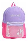 Mochila Escolar Cheer Up Costas Juvenil Feminina Resistente Grande