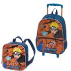 Mochila Escolar Com Rodinha e Lancheira Naruto Kurama 978C01