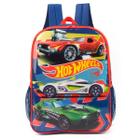 Mochila Escolar Costas Hot Wheels Vermelha Infantil - Luxcel