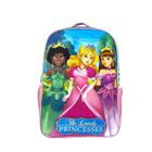 Mochila Escolar Costas Princesas Brilho Winth BPD33063