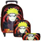 Mochila Escolar Creche Pré Escola Masculina Naruto Rodinha