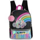 Mochila Escolar De Alças Arco Íris Infantil Juvenil Feminina