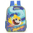 Mochila Escolar De Alças Baby Shark Infantil Tubarão Amarelo - Luxcel