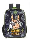 Mochila Escolar De Costas Menino Video Game Gamer Gare King