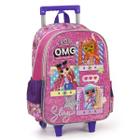 Mochila Escolar de Rodinha Lol Surprise Star Original Pink