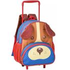 Mochila Escolar de Rodinhas Clio PETS CP24501B Cachorro Vermelho