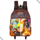 Mochila Escolar De Rodinhas Infantil Juvenil Naruto Pacific